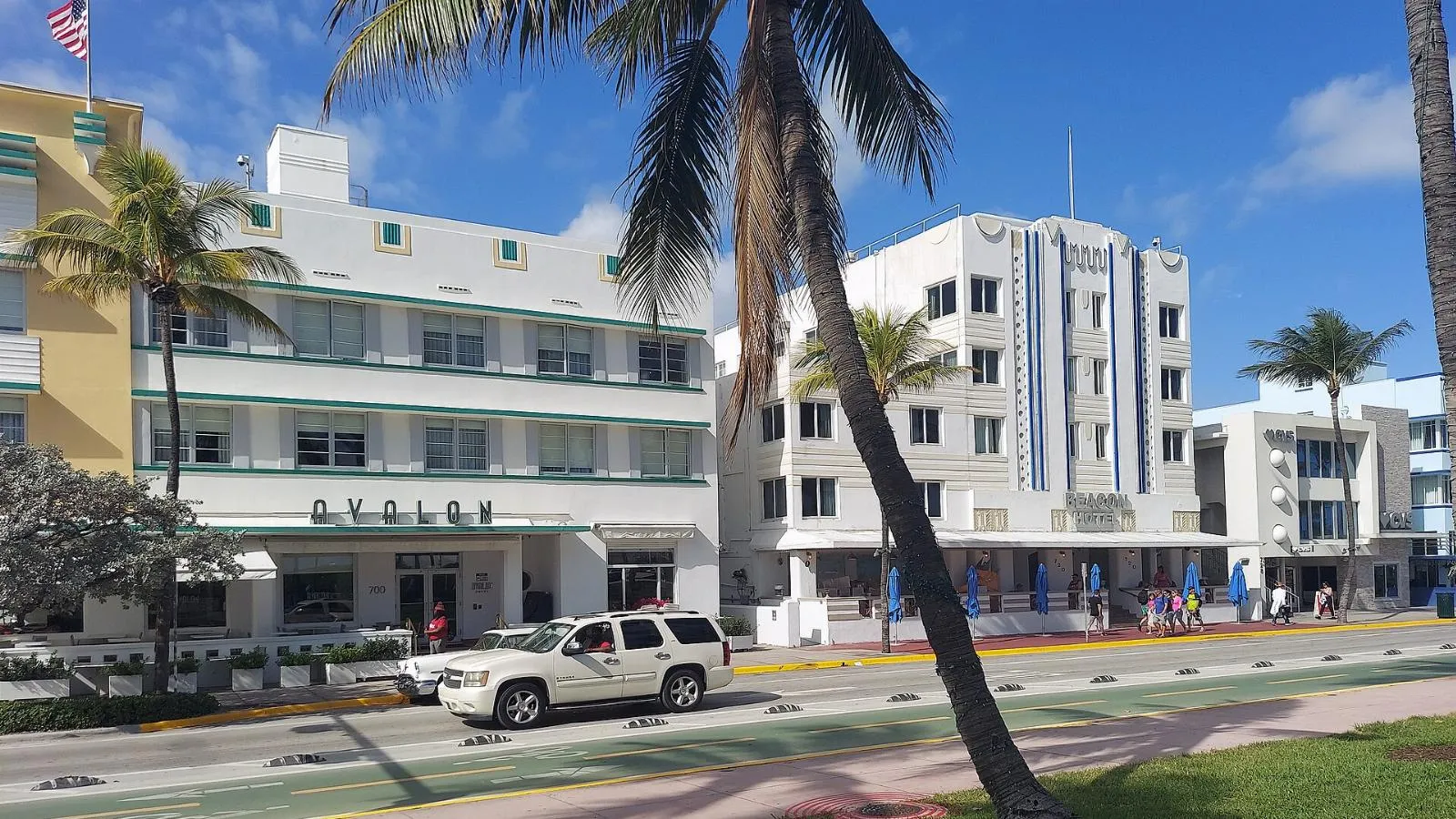 Hotels along Ocean Drive, Miami Beach